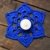 Crochet snowflake candle coaster, tealight holder