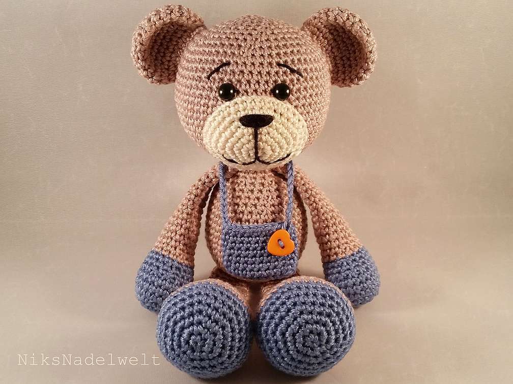 Häkelanleitung - Teddy Timmy
