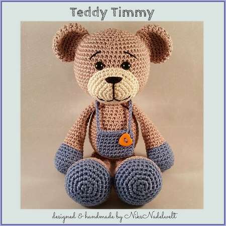 Häkelanleitung - Teddy Timmy