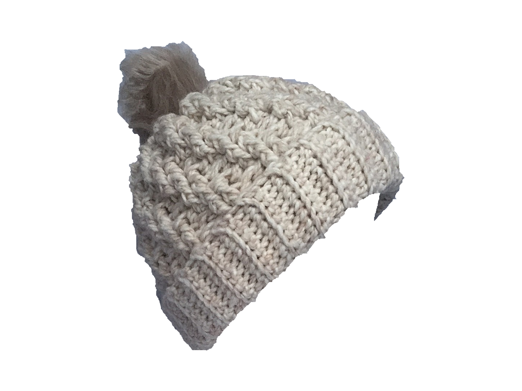 Kuscheldicke Häkelmütze mit tollem Muster