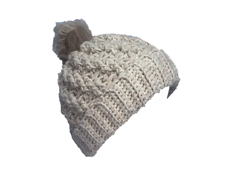 Kuscheldicke Häkelmütze mit tollem Muster