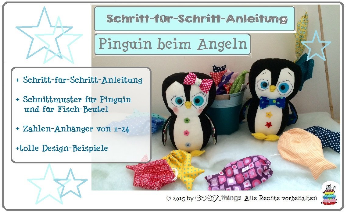 E-Book Pinguin beim Angeln Adventskalender