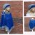 Häkelanleitung für Poncho und Beanie im Set