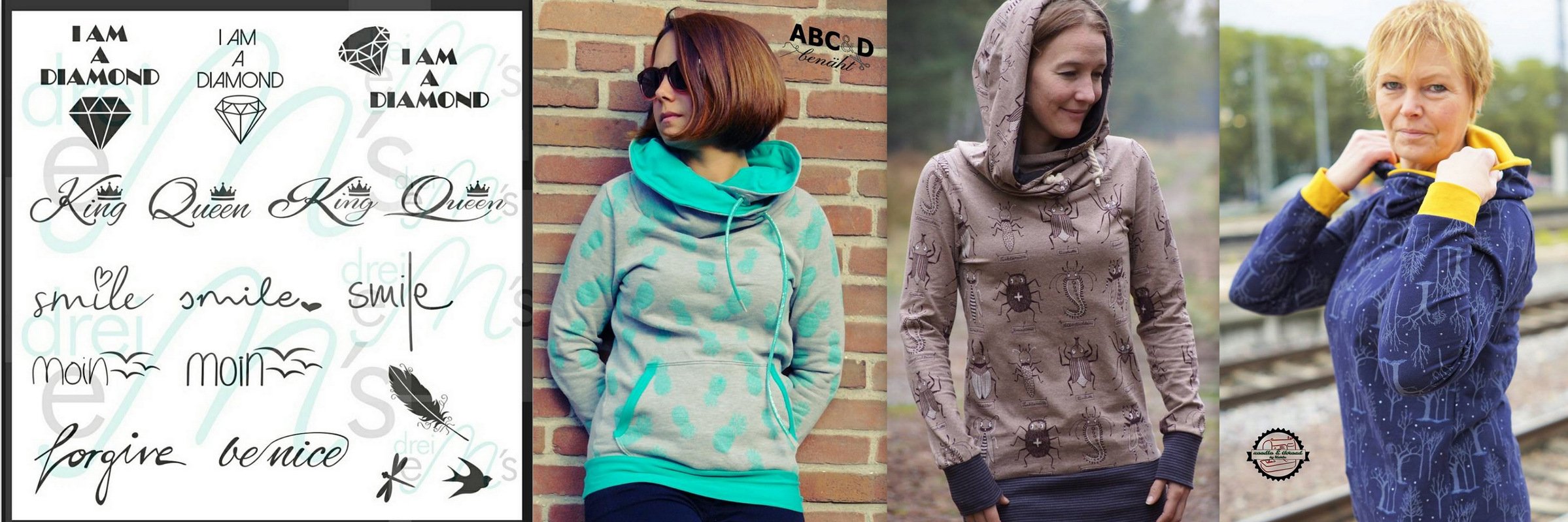 E-Book Hoodie Joline XS-XXXL incl. Plotterdatei - Bild 4