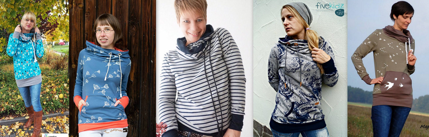 E-Book Hoodie Joline XS-XXXL incl. Plotterdatei