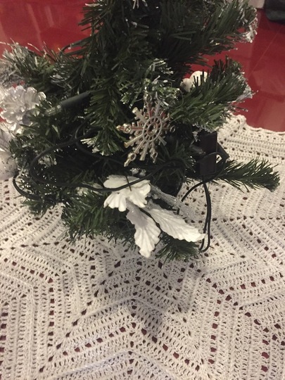 Christbaumdecke - Weihnachtsdeckchen