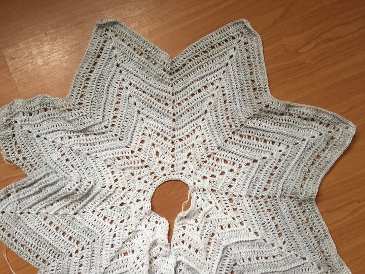 Christbaumdecke - Weihnachtsdeckchen