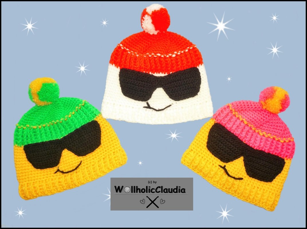 Häkelanleitung Mütze Mr. &amp; Mrs Cool