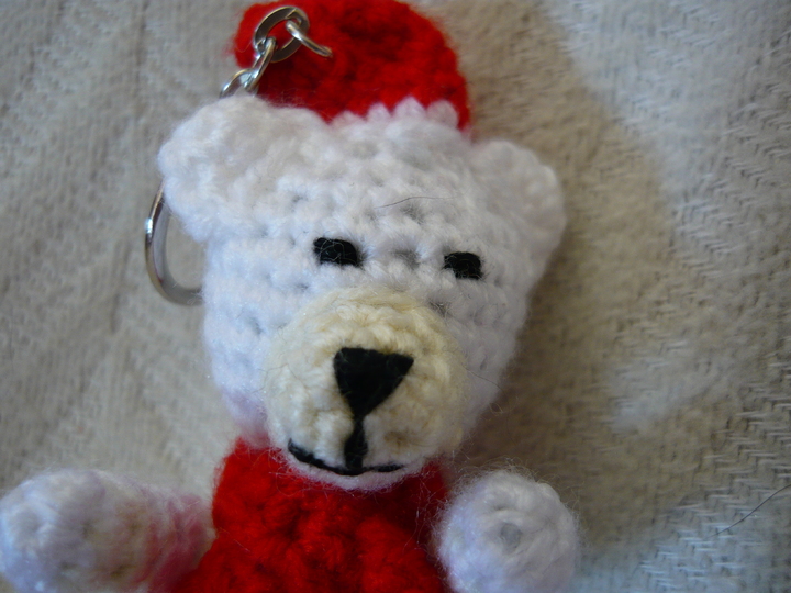 H&auml;kelanleitung Eisb&auml;r Schl&uuml;sselanh&auml;nger / Geschenkanh&auml;nger