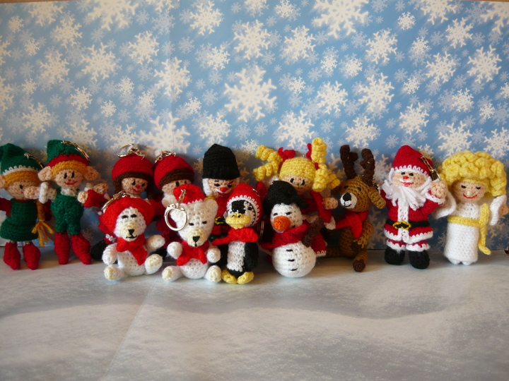 H&auml;kelanleitung Eisb&auml;r Schl&uuml;sselanh&auml;nger / Geschenkanh&auml;nger