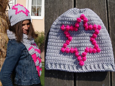 Häkelanleitung Beanie Katharina