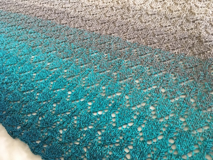 Tuch Jubiläum Stricken aus 1 Bobbel