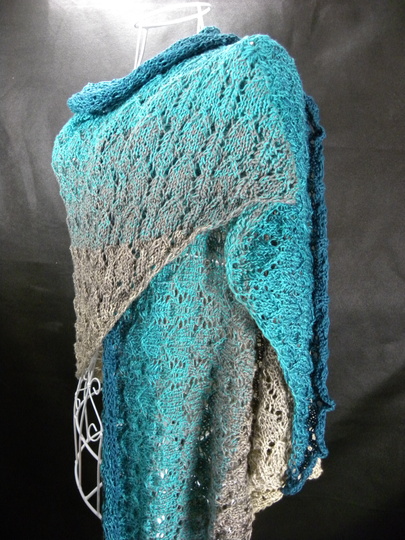 Tuch Jubiläum Stricken aus 1 Bobbel