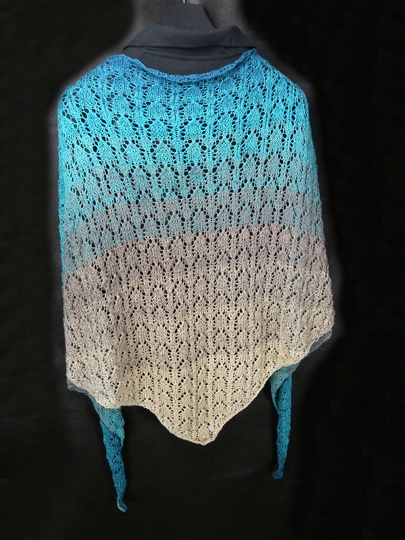 Tuch Jubiläum Stricken aus 1 Bobbel