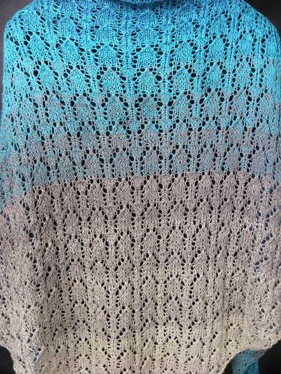 Tuch Jubiläum Stricken aus 1 Bobbel