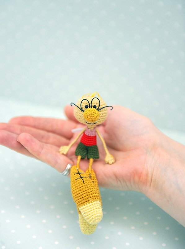 Häkelanleitung - Das kleine Glühwürmchen PDF-ANLEITUNG amigurumi