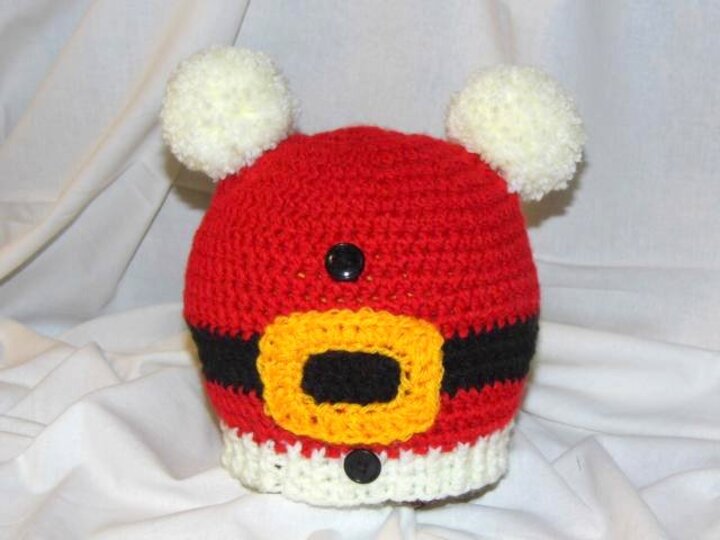 E-Book * WEIHNACHTS-POM-POM-HAUBE * SANTA´S Hat * Häkelanleitung, pdf-Datei