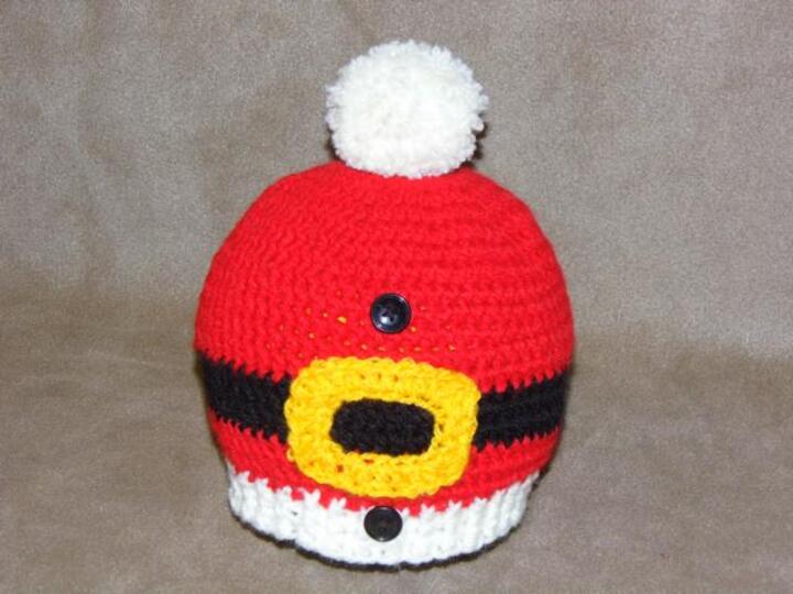 E-Book * WEIHNACHTS-POM-POM-HAUBE * SANTA´S Hat * Häkelanleitung, pdf-Datei