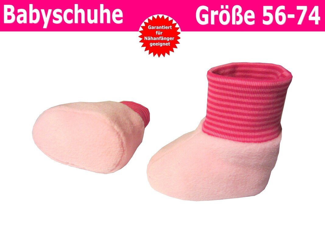 Babyschuhe/Krabbelschuhe - Schnittmuster &amp; Nähanleitung