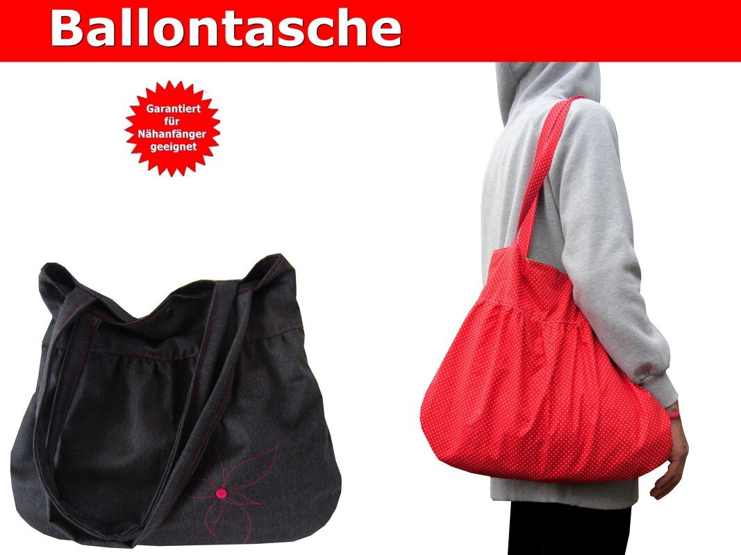Ballontasche - Schnittmuster &amp; Nähanleitung