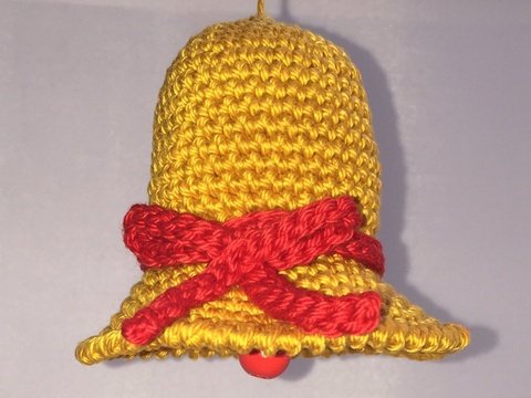 Häkelanleitung Weihnachtsglöckchen 