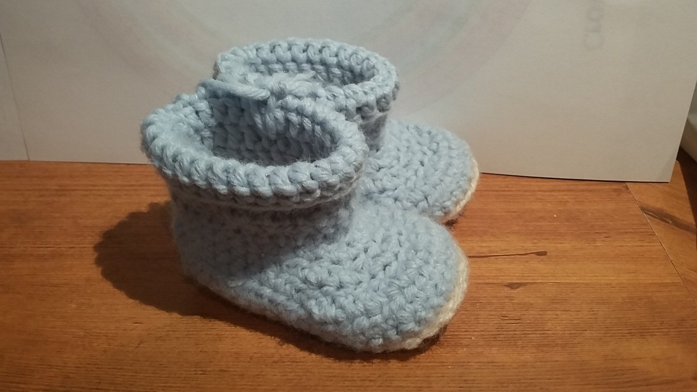 Crochet Baby booties - Image 2