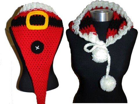 E-Book * Weihnachts-Zipfelmütze * Pixie-HooDie * Häkelanleitung, pdf-Datei