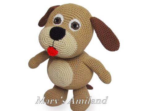 Willy Dog The Ami - Amigurumi Crochet Pattern