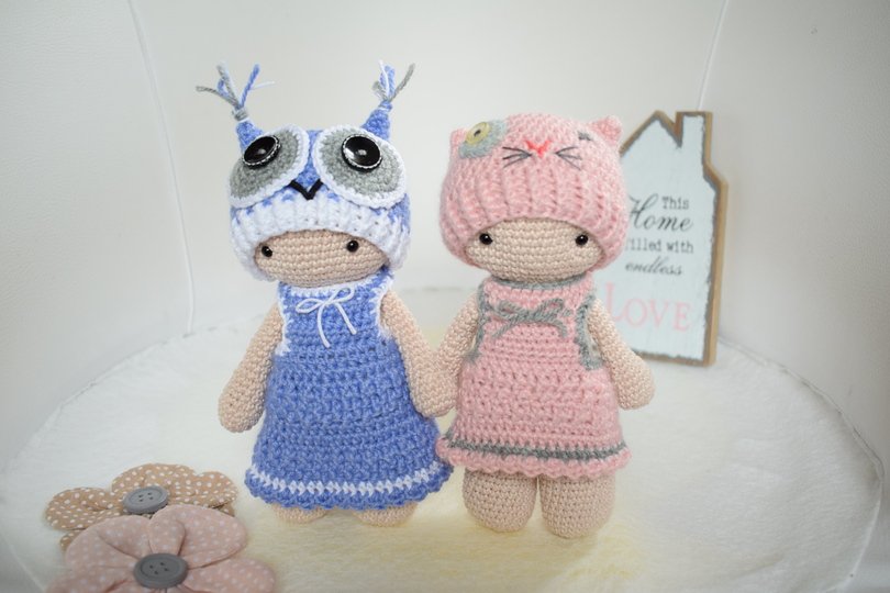 Häkelanleitung Tamituzi Kostüm Elli und Minka