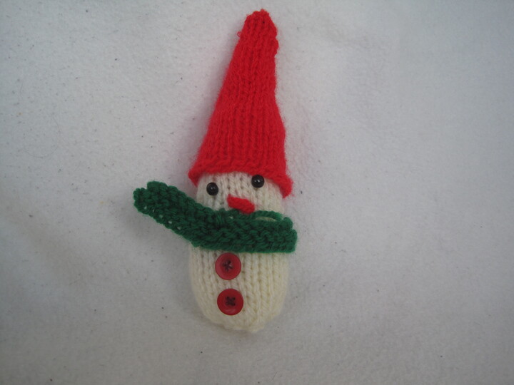 Strickanleitung Adventskalender Schneemänner- perfekt auch für Anfänger