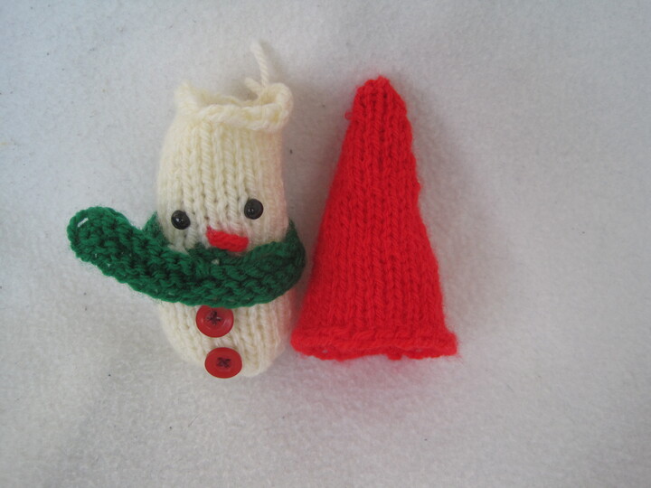 Strickanleitung Adventskalender Schneemänner- perfekt auch für Anfänger