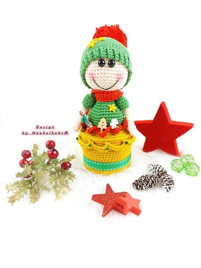 Deko-Püppchen im Topf-- Häkelanleitung von Haekelkeks®