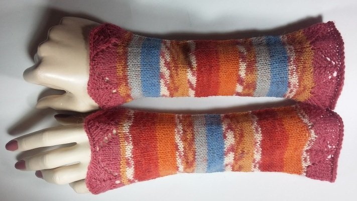 Auch für Anfänger! Stulpen, Armstulpen, Pulswärmer für die Gr. S/M, M/L