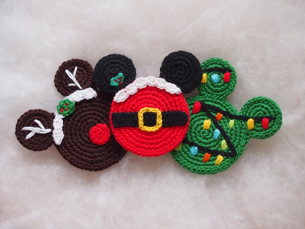 Set of the 6 Christmas Ornaments - Mickey and Minnie Mouse. - Image 2
