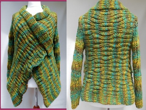 Strickjacke im neuen Look