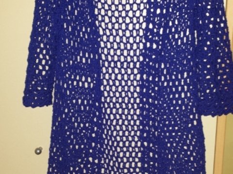 Anleitung Häkelmantel - Damen - Gr. 38