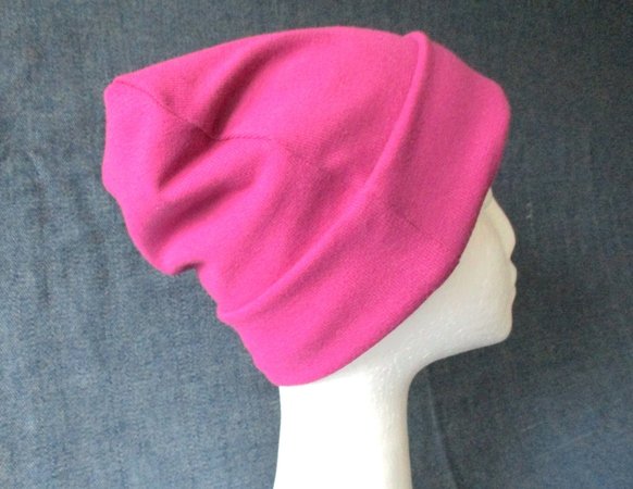 winter beanie with lining & cuff sewing pattern