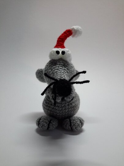 Häkelanleitung Weihnachtsmäuschen, Weihnachten, Amigurumi