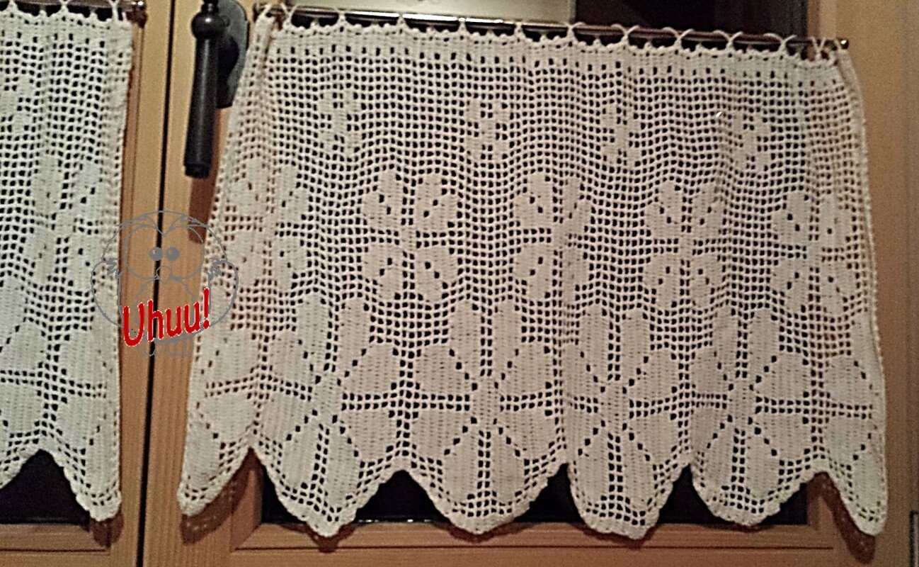 Gardine Bume, Filet-Häkelanleitung - Bild 2