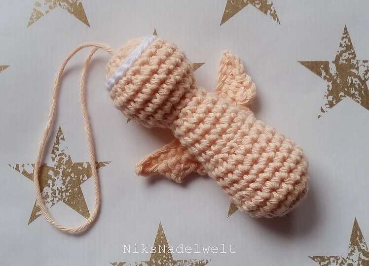 Häkelanleitung - Weihnachtsengel als Anhänger