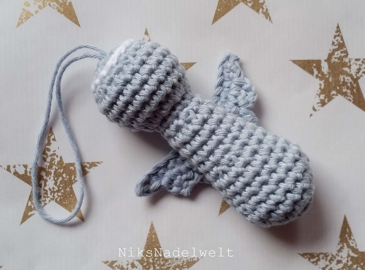 Häkelanleitung - Weihnachtsengel als Anhänger