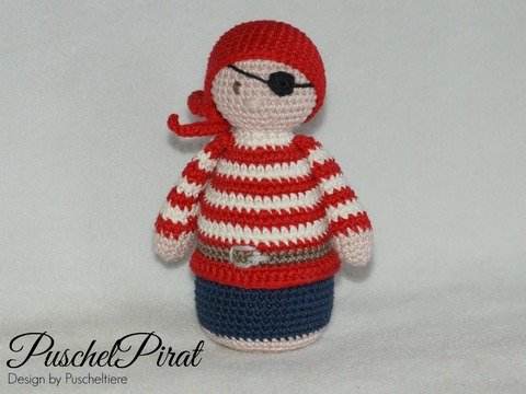 Häkelanleitung Puschelpirat