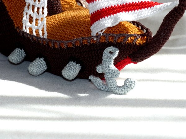 Kalle and Alma and the Pirateship, Crochet-Pattern
