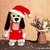 Häkelanleitung Amigurumi Weihnachts-Hund Waldemar