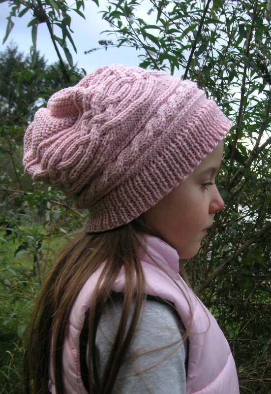 Saraqel - Cable Hat Beanie Girls - Image 4