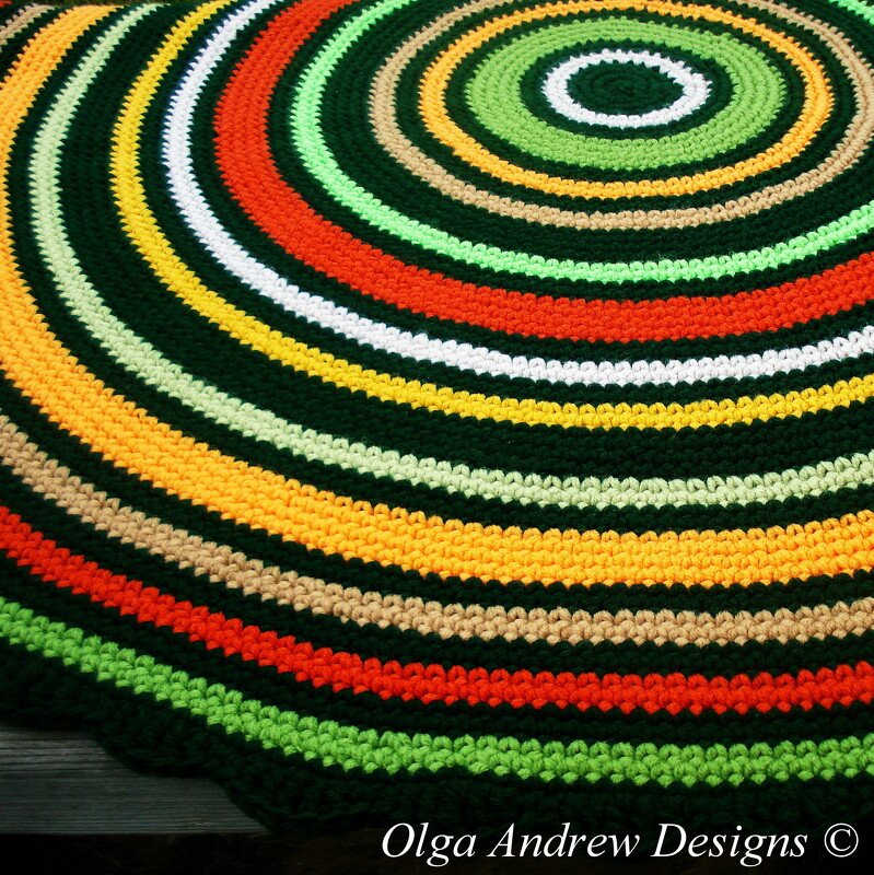 Autumn Forest round rug crochet pattern 057 - Image 3
