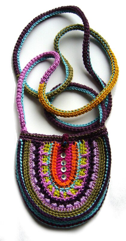Häkelanleitung Hippie-Täschchen von crochet-jewels - Bild 2