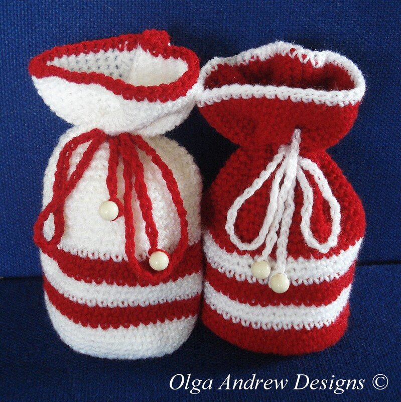 Christmas gift bags crochet pattern 011 - Image 4