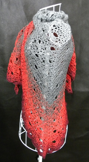 Tuch "Ein Gedicht" häkeln mit 1 Bobbel