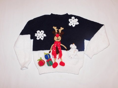 **Strickanleitung** Merry Christmas Pullover